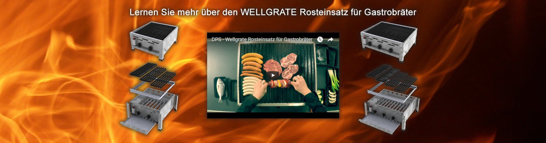 Lernen Sie alles über den DPS Wellgrate Rosteinsatz für Gastrobräter von Dross Professional Service