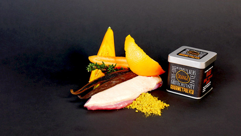 Gourmetpulver - Orange, 60g Würfeldose