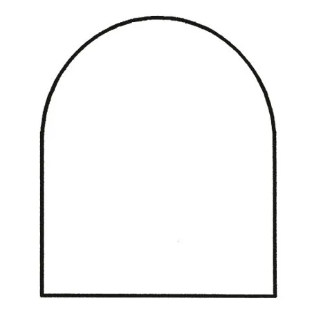 Bodenplatte Rundbogen B3