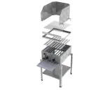 Prestige Gas-Kombibräter 2-flammig