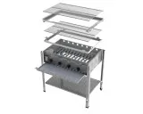 ChattenGlut Basic Gasbräter 4-flammig