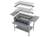 ChattenGlut Basic Gasbräter 4-flammig