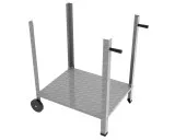 Untergestell Gastrobräter MOBIL
