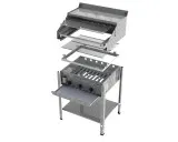 ChattenGlut Basic Gasbräter 3-flammig