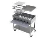 Prestige Gas-Kombibräter 5-flammig