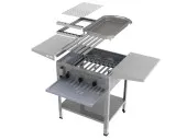 Prestige Gas-Kombibräter 3-flammig