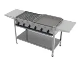 Prestige Gas-Kombibräter 6-flammig