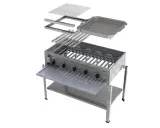 Prestige Gas-Kombibräter 5-flammig