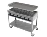 Prestige Gas-Kombibräter 6-flammig