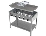 Prestige Gas-Kombibräter 5-flammig