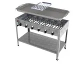 Prestige Gas-Kombibräter 6-flammig