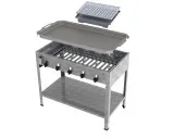 Prestige Gas-Kombibräter 5-flammig