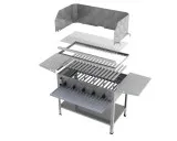 Prestige Gas-Kombibräter 5-flammig