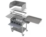 Prestige Gas-Kombibräter 4-flammig