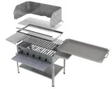 Prestige Gas-Kombibräter 5-flammig