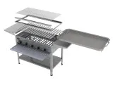 Prestige Gas-Kombibräter 5-flammig