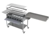 Prestige Gas-Kombibräter 6-flammig