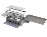 Prestige Gas-Kombibräter 5-flammig