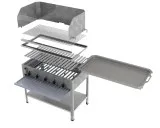 Prestige Gas-Kombibräter 5-flammig