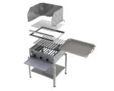 Prestige Gas-Kombibräter 3-flammig