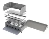 Prestige Gas-Kombibräter 5-flammig