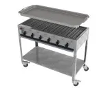 Prestige Gas-Kombibräter 6-flammig