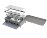 Prestige Gas-Kombibräter 5-flammig