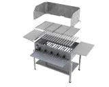 Prestige Gas-Kombibräter 5-flammig