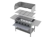 Prestige Gas-Kombibräter 5-flammig