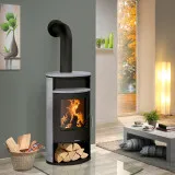 Wasserführender Kaminofen Island Aqua