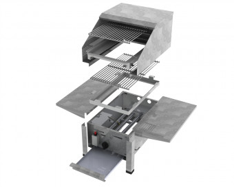 ChattenGlut Basic Gasbräter 1-flammig