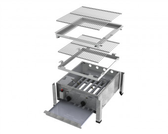 ChattenGlut Basic Gasbräter 2-flammig