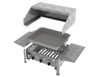 ChattenGlut Basic Gasbräter 3-flammig