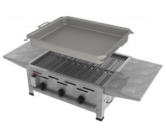ChattenGlut Basic Gasbräter 3-flammig