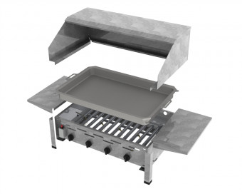 ChattenGlut Basic Gasbräter 4-flammig