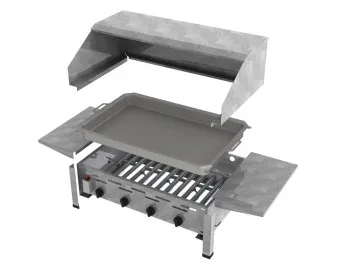 ChattenGlut Basic Gasbräter 4-flammig