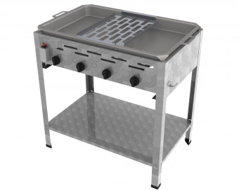 ChattenGlut Basic Gasbräter 4-flammig