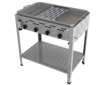 ChattenGlut Basic Gasbräter 4-flammig
