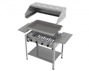 ChattenGlut Basic Gasbräter 4-flammig
