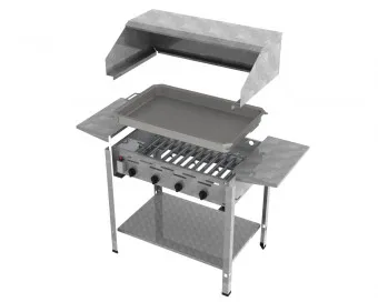 ChattenGlut Basic Gasbräter 4-flammig