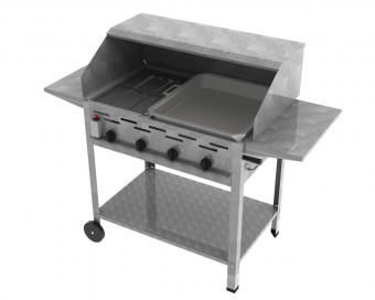 ChattenGlut Basic Gasbräter 4-flammig