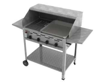 ChattenGlut Basic Gasbräter 4-flammig