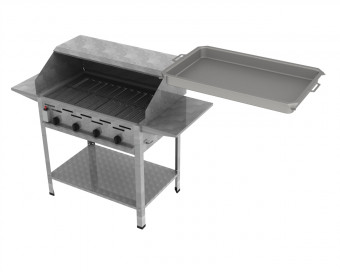 ChattenGlut Basic Gasbräter 4-flammig