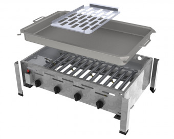ChattenGlut Basic Gasbräter 4-flammig