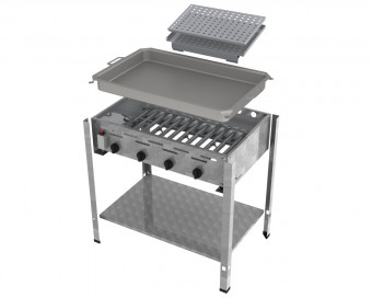 ChattenGlut Basic Gasbräter 4-flammig