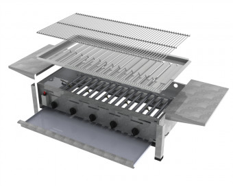 ChattenGlut Basic Gasbräter 5-flammig