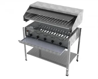 ChattenGlut Basic Gasbräter 5-flammig