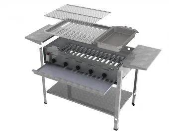 ChattenGlut Basic Gasbräter 5-flammig