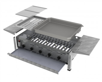 ChattenGlut Basic Gasbräter 5-flammig