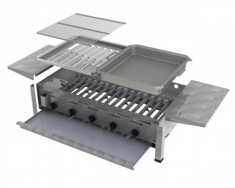 ChattenGlut Basic Gasbräter 5-flammig